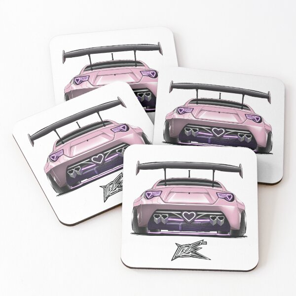 Item preview, toyota gt86 brZ heart car pink   designed and sold by NaquashM.