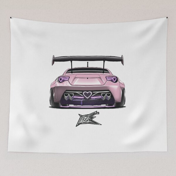 Item preview, toyota gt86 brZ heart car pink   designed and sold by NaquashM.