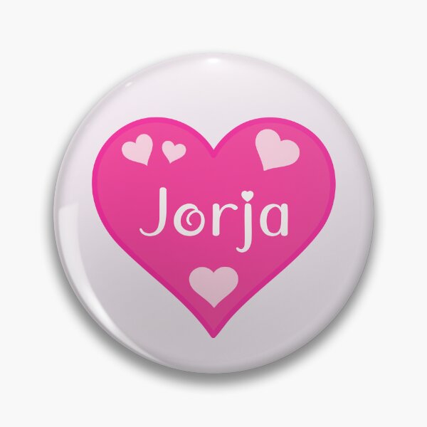 Item preview, Jorja Name Pink Heart  designed and sold by Jeallan Designs.