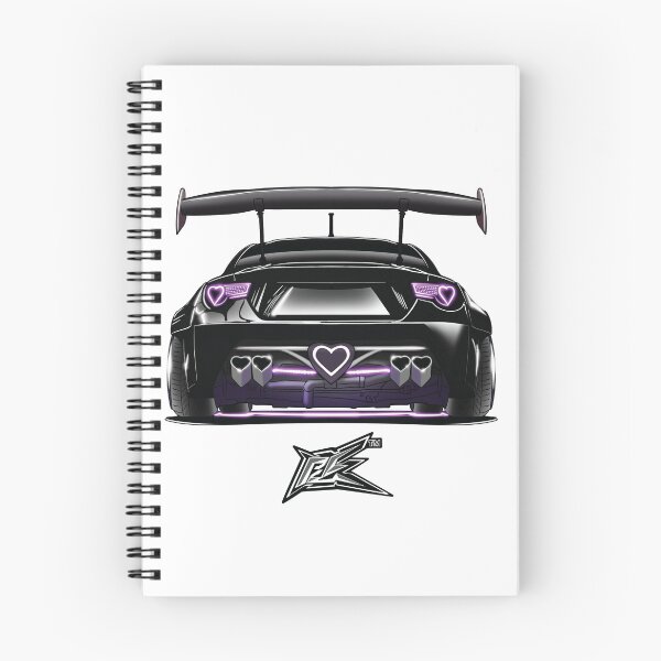 Item preview, toyota gt86 brZ heart car black  designed and sold by NaquashM.
