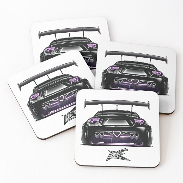 Item preview, toyota gt86 brZ heart car black  designed and sold by NaquashM.