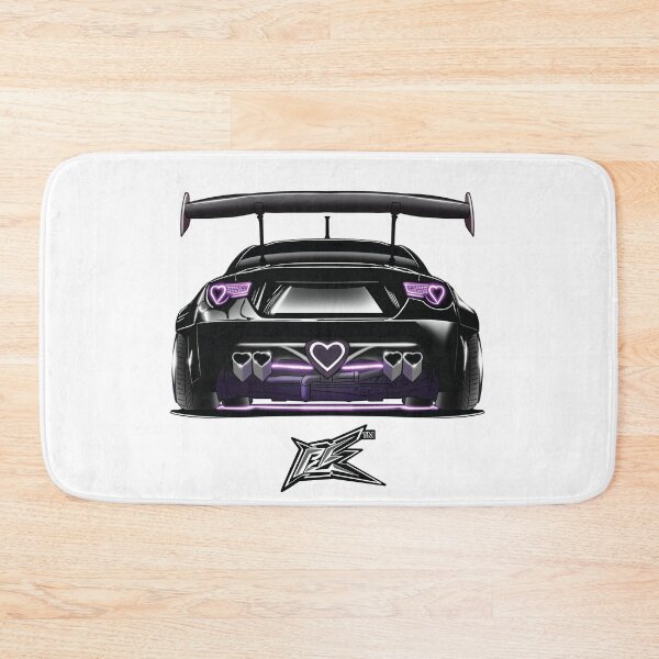 Item preview, toyota gt86 brZ heart car black  designed and sold by NaquashM.
