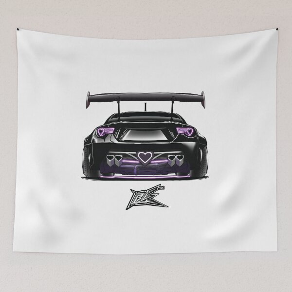 Item preview, toyota gt86 brZ heart car black  designed and sold by NaquashM.