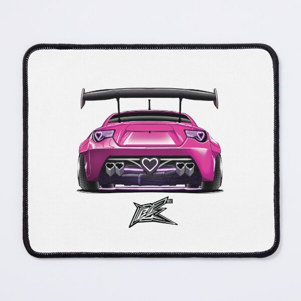 Item preview, toyota gt86 brZ heart car dark pink designed and sold by NaquashM.