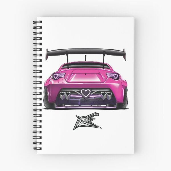 Item preview, toyota gt86 brZ heart car dark pink designed and sold by NaquashM.