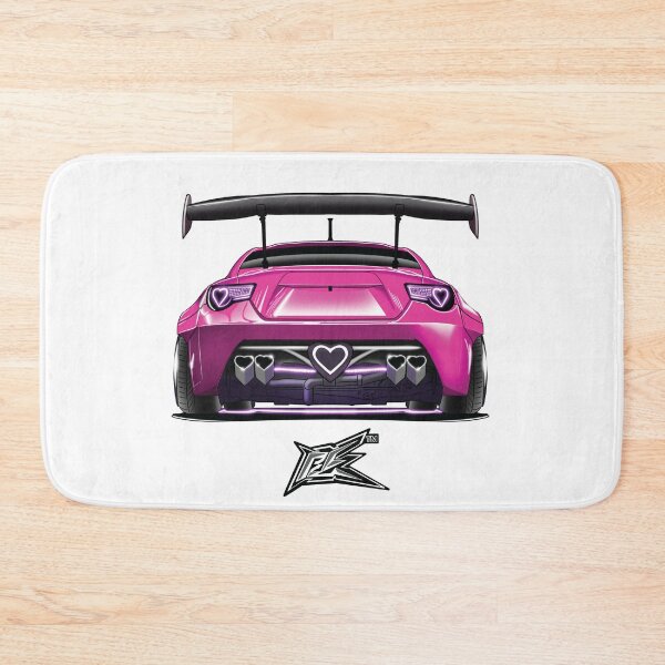 Item preview, toyota gt86 brZ heart car dark pink designed and sold by NaquashM.