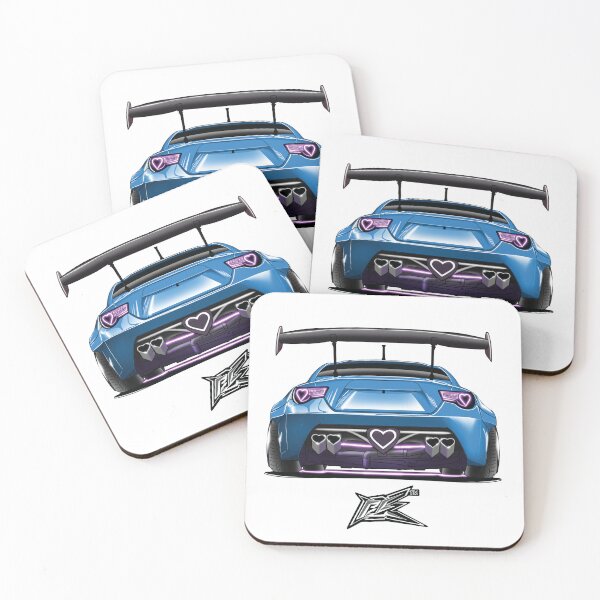 Item preview, toyota gt86 brZ heart car blue  designed and sold by NaquashM.
