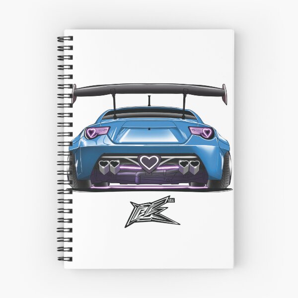 Item preview, toyota gt86 brZ heart car blue  designed and sold by NaquashM.