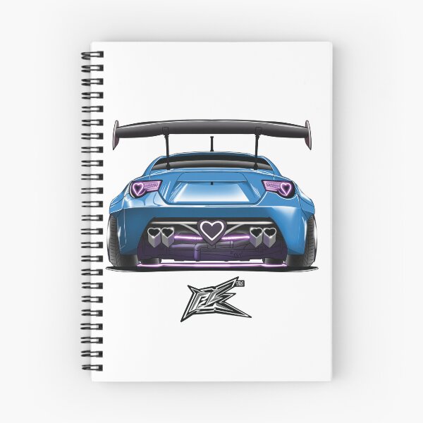 Item preview, toyota gt86 brZ heart car blue  designed and sold by NaquashM.