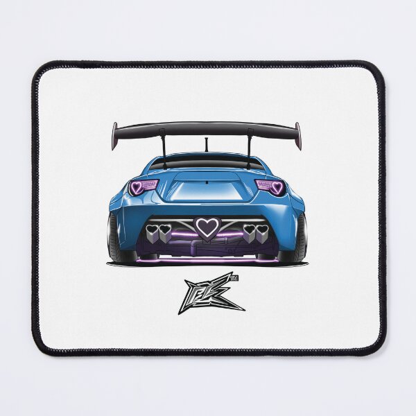 Item preview, toyota gt86 brZ heart car blue  designed and sold by NaquashM.
