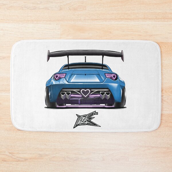 Item preview, toyota gt86 brZ heart car blue  designed and sold by NaquashM.