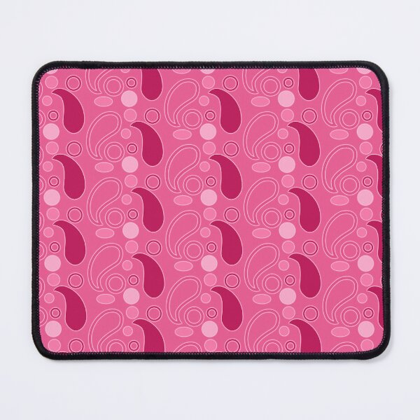 Item preview, Pink shades paisley seamless pattern print designed and sold by SpinklyCreations.