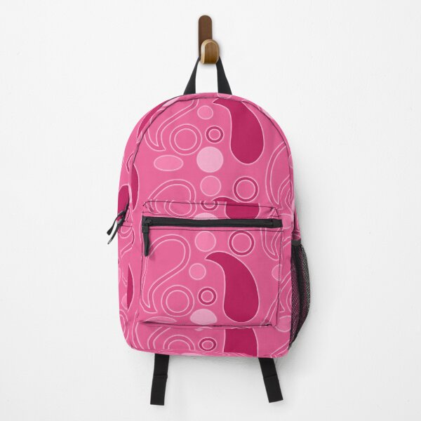 Item preview, Pink shades paisley seamless pattern print designed and sold by SpinklyCreations.