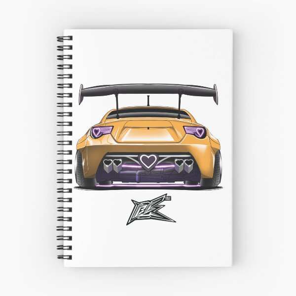 Item preview, toyota gt86 brZ heart car yellow  designed and sold by NaquashM.