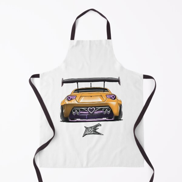 Item preview, toyota gt86 brZ heart car yellow  designed and sold by NaquashM.