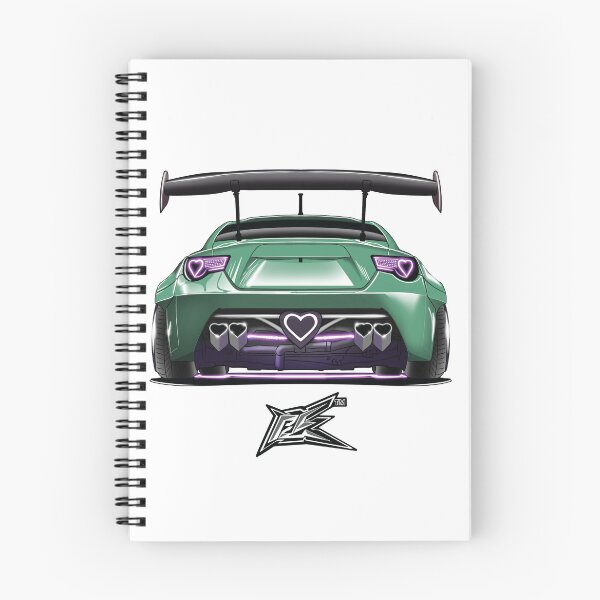 Item preview, toyota gt86 brZ heart car green  designed and sold by NaquashM.