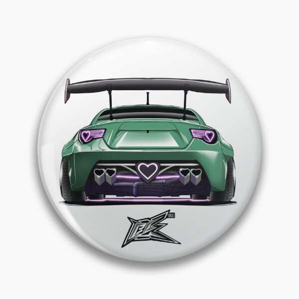 Item preview, toyota gt86 brZ heart car green  designed and sold by NaquashM.