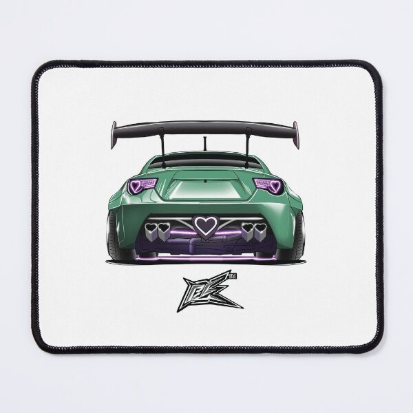 Item preview, toyota gt86 brZ heart car green  designed and sold by NaquashM.