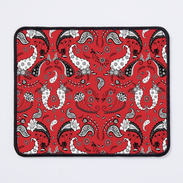 Item preview, Vintage Paisley and Floral Pattern with Ornate Details on Red Background  designed and sold by SeamlessHub4289.