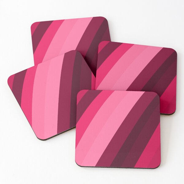 Item preview, Pink shades abstract art geometric design designed and sold by SpinklyCreations.