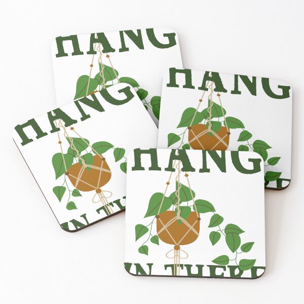 Aperçu de l'œuvre Plante d'intérieur en pot Hang In There créée et vendue par TocaLuna.