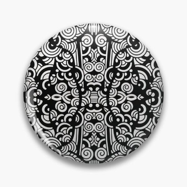 Item preview, Balck and white fantasy pattern designed and sold by AmuraLumina.