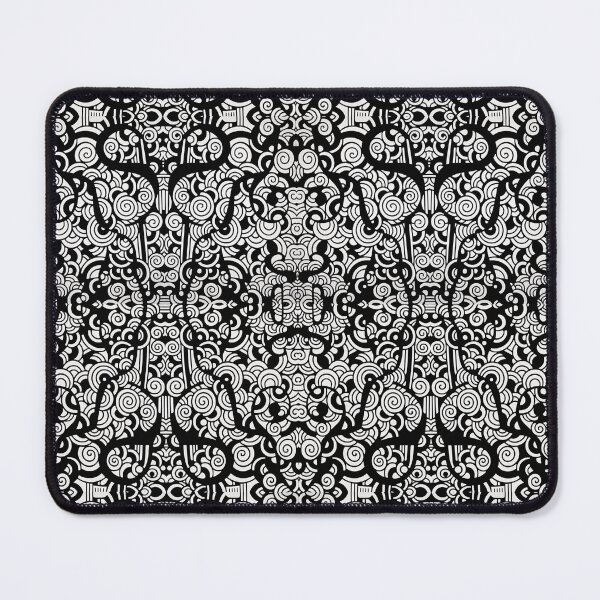 Item preview, Balck and white fantasy pattern designed and sold by AmuraLumina.