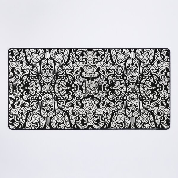 Item preview, Balck and white fantasy pattern designed and sold by AmuraLumina.