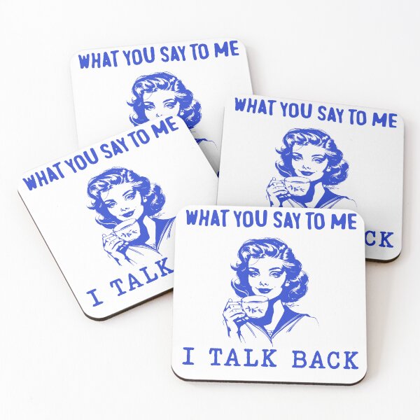Item preview, Watch What You Say To Me I Talk Back 1950's Housewife designed and sold by TocaLuna.