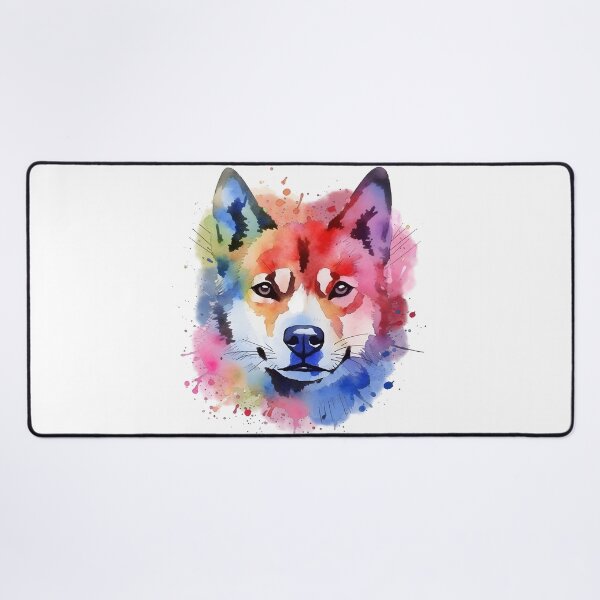 Item preview, Akita | Colorful Watercolor Design #11 designed and sold by MatsurexDesigns.