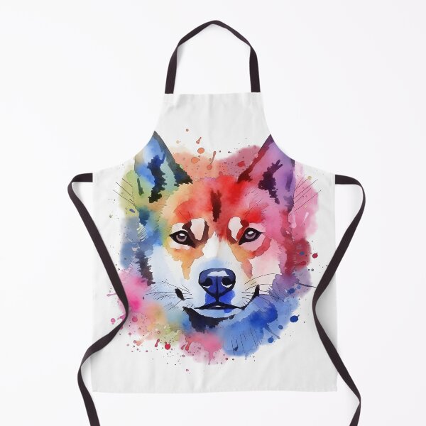 Item preview, Akita | Colorful Watercolor Design #11 designed and sold by MatsurexDesigns.