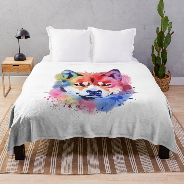 Item preview, Akita | Colorful Watercolor Design #11 designed and sold by MatsurexDesigns.