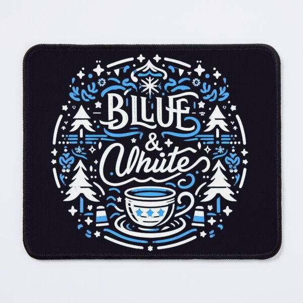 Item preview, Blue & White Christmass designed and sold by PaulHawkDesigne.