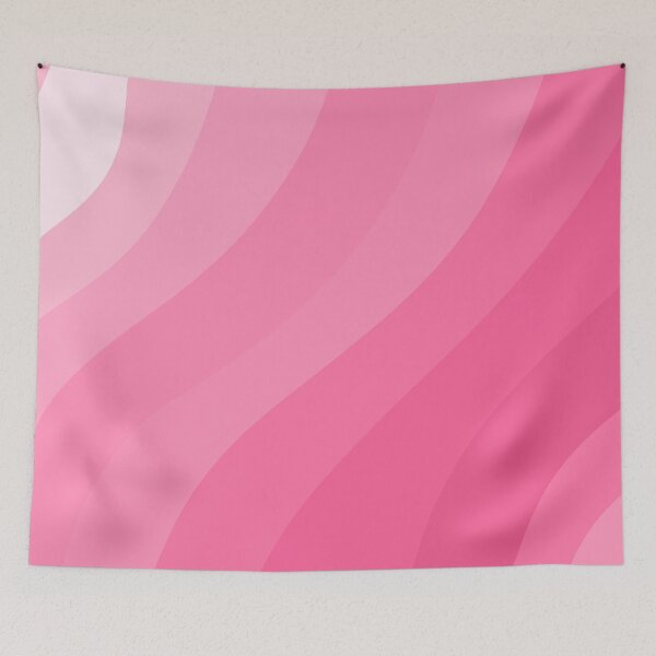 Item preview, Pink different sized wavy curved thick lines  designed and sold by SpinklyCreations.