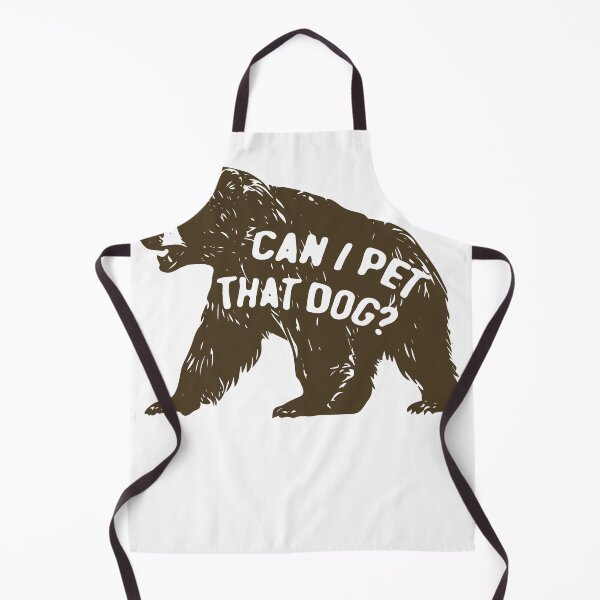 Item preview, Can I Pet That Dog Funny Meme Grizzly Bear designed and sold by TocaLuna.