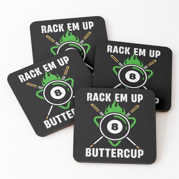 Item preview, Rack 'em up Buttercup | Billiards Pool Pun designed and sold by tmerchtrends.