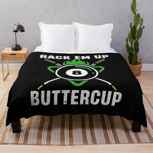 Item preview, Rack 'em up Buttercup | Billiards Pool Pun designed and sold by tmerchtrends.