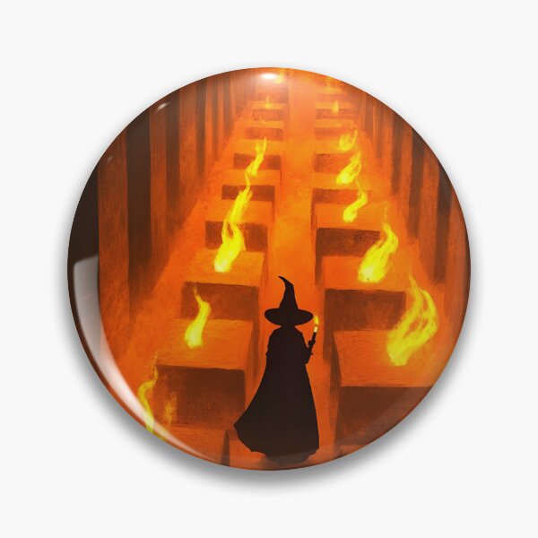 Item preview, Witch in the dark labyrinth designed and sold by HappyStickBike.