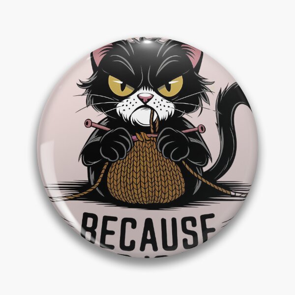 Item preview, Knitting Because Murder Is Wrong designed and sold by universe-hold ⭐⭐⭐⭐⭐.