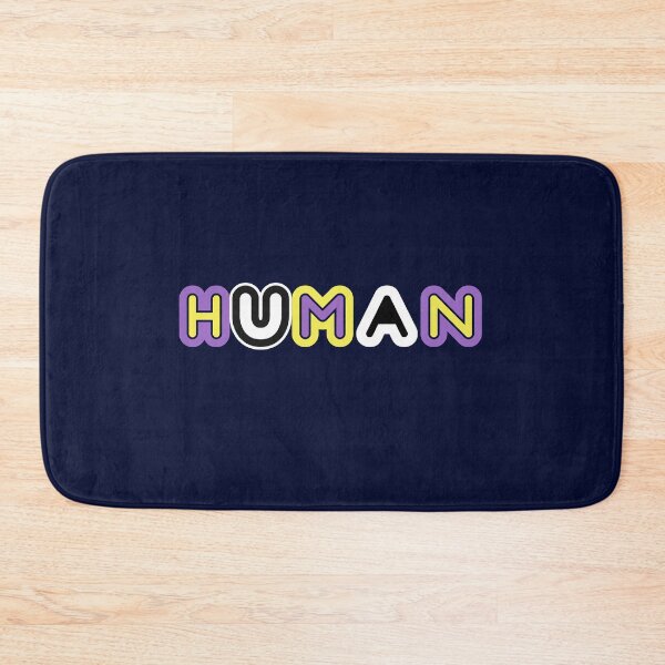 Item preview, HUMAN non-binary pride enby LGBTQ+ positivity queer joy trans designed and sold by incurablehippie.