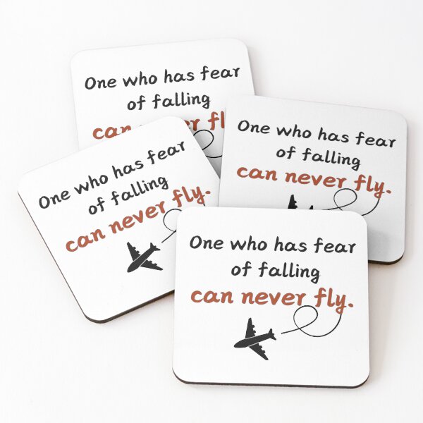 Item preview, One who has fear of falling can never fly. designed and sold by talking-pen.