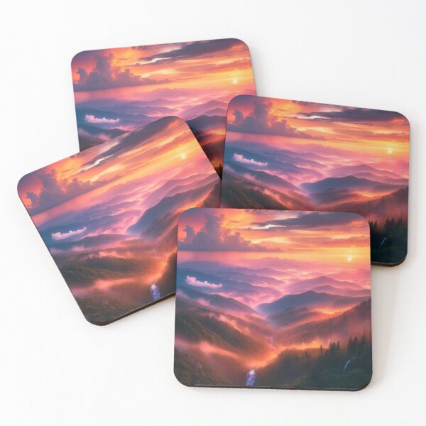 Item preview, "Dreamlike Sunset Over the Great Smoky Mountains" designed and sold by Meta2Physical.
