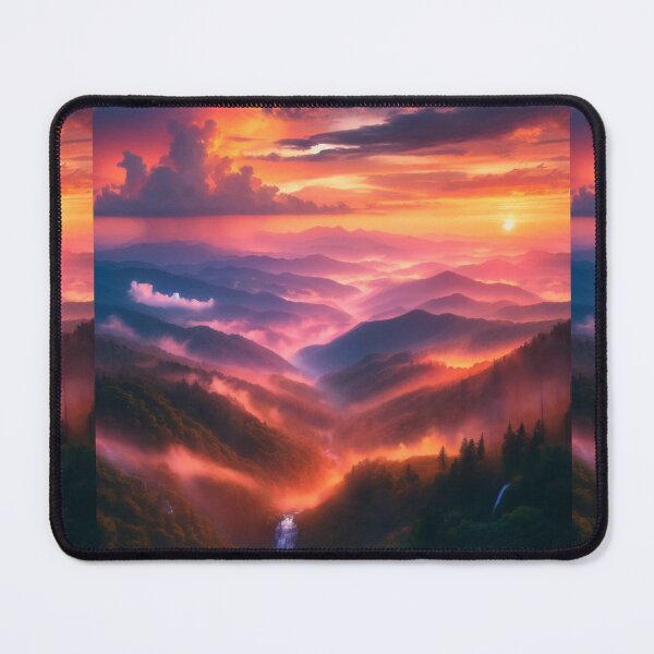 Item preview, "Dreamlike Sunset Over the Great Smoky Mountains" designed and sold by Meta2Physical.