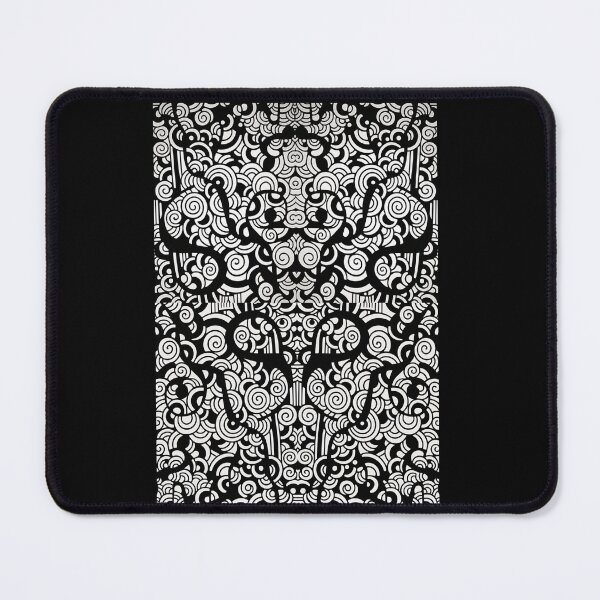 Item preview, White and black lion fantasy pattern designed and sold by AmuraLumina.