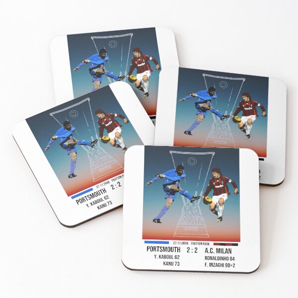 Item preview, Pompey vs Milan European Cup Score 2009 Aesthetic designed and sold by benbrooks009.