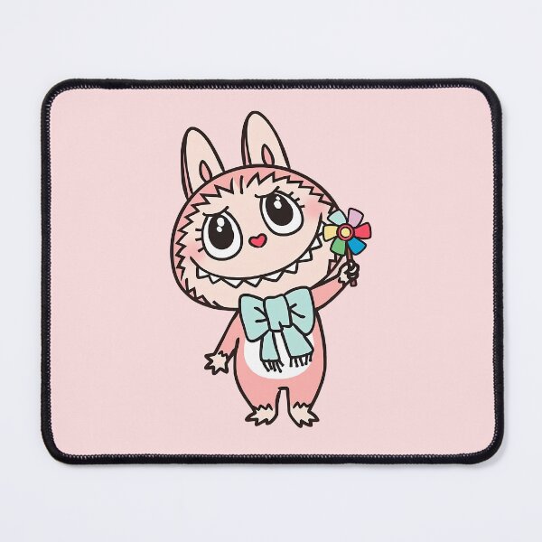 Item preview, Labubu pink Monster flower sticker designed and sold by retrippy.
