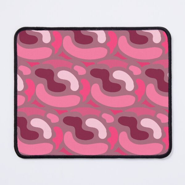 Item preview, Pink shades different blob abstract shape art pattern background wallpaper designed and sold by SpinklyCreations.