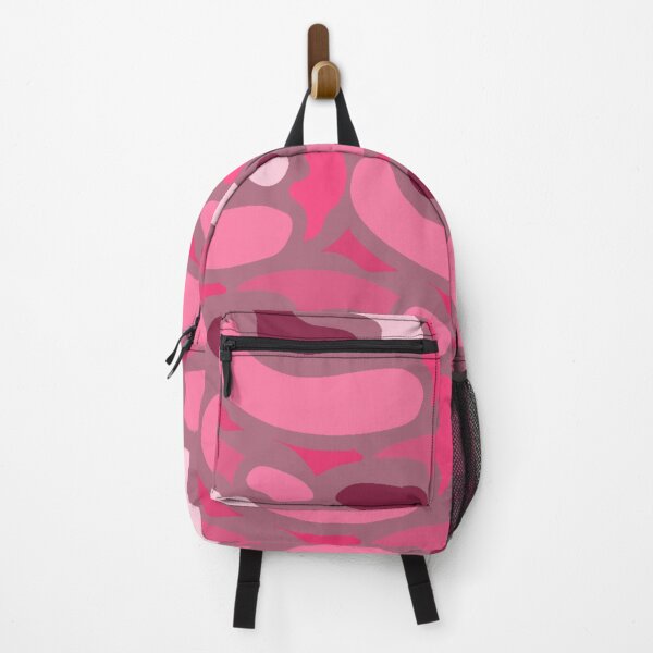 Item preview, Pink shades different blob abstract shape art pattern background wallpaper designed and sold by SpinklyCreations.