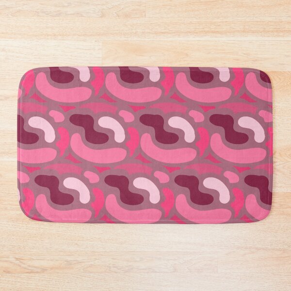 Item preview, Pink shades different blob abstract shape art pattern background wallpaper designed and sold by SpinklyCreations.
