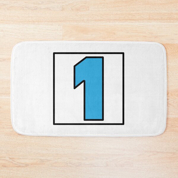 Item preview, Number 1, sky Blue one, Sports number, t shirt designed and sold by JSWDESIGNS.